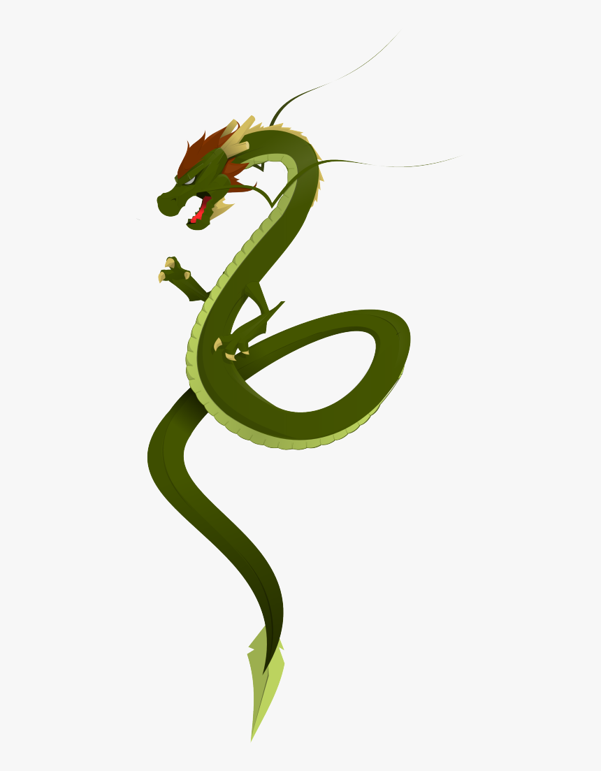 Dragon Clipart Creative - Serpent Dragon Clipart, HD Png Download