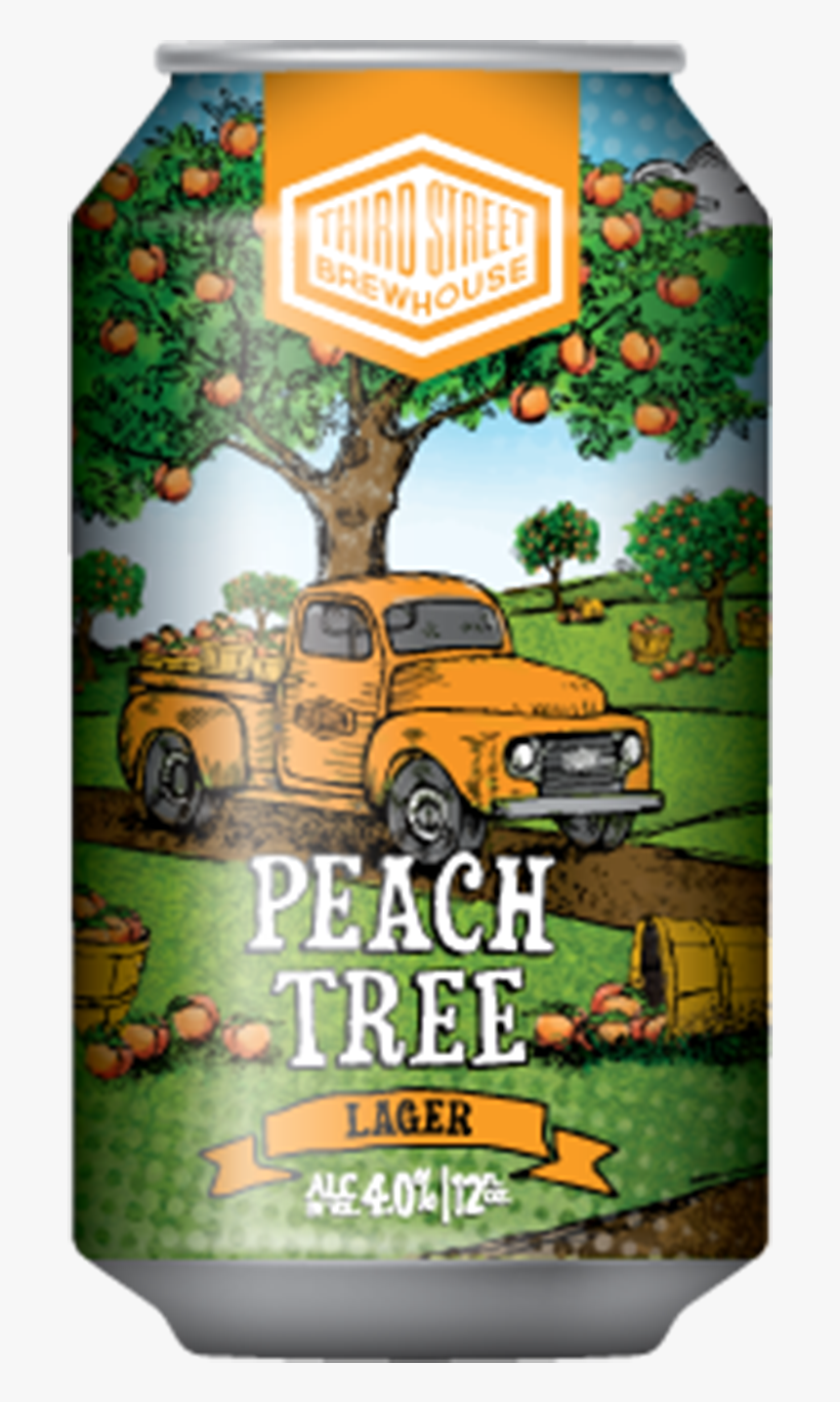 3rd Street Peach Tree Lager - Third Street Peach Tree Lager, HD Png Download