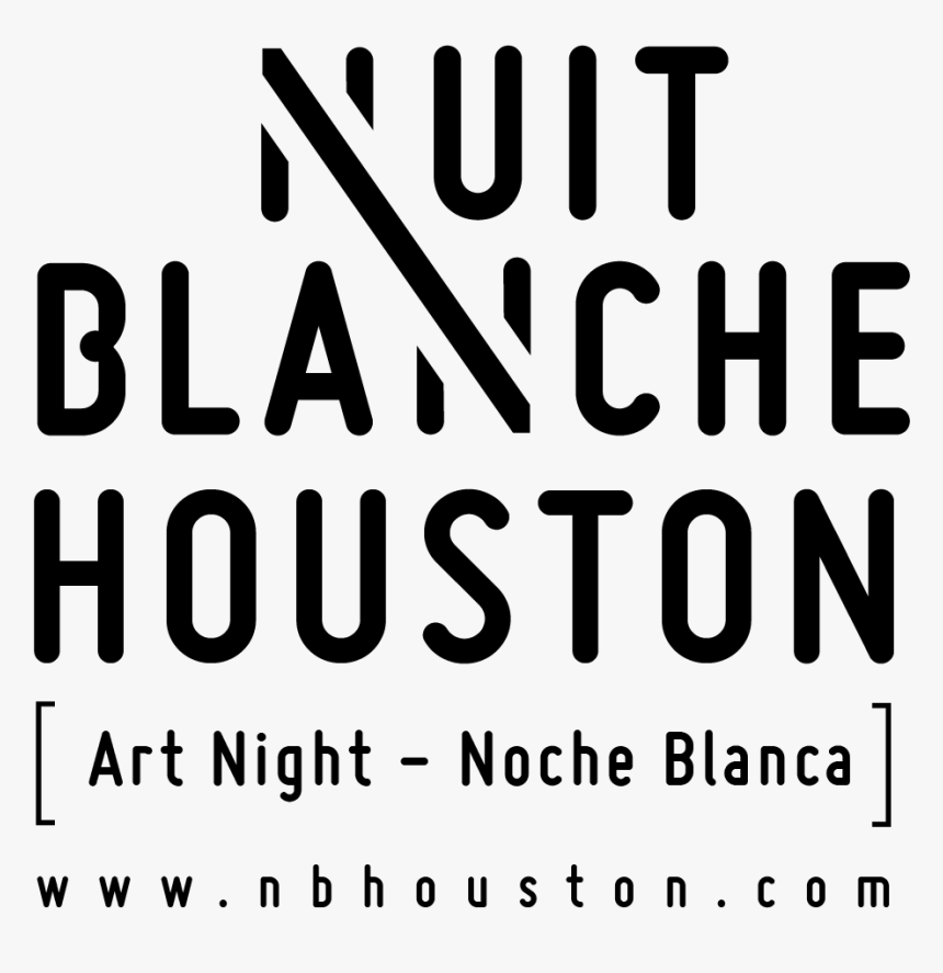 Logo Nbh Artnight Nocheblanca Nbhouston - Monochrome, HD Png Download