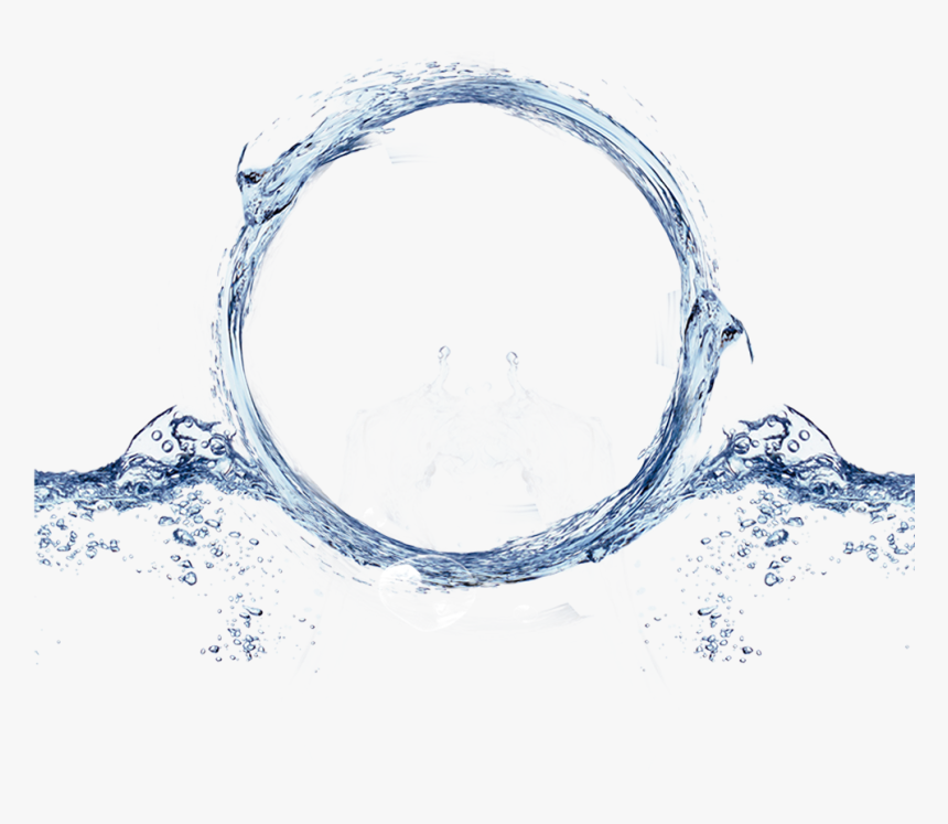 Wireless Life Vibration Light Daily Water Circle Clipart - Transparent Background Water Circle Png, Png Download