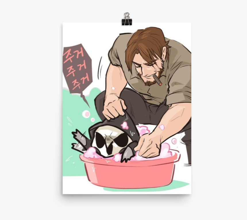 Reaper And Baby Mccree, HD Png Download