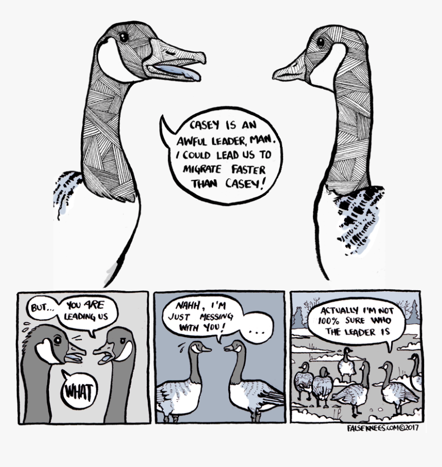 False Knees Goose - Goosec Comic False Knees, HD Png Download
