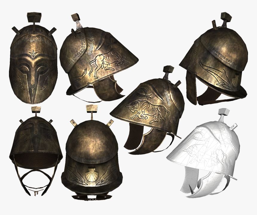 Helmet Type E - Skyrim Corinthian Helmet, HD Png Download