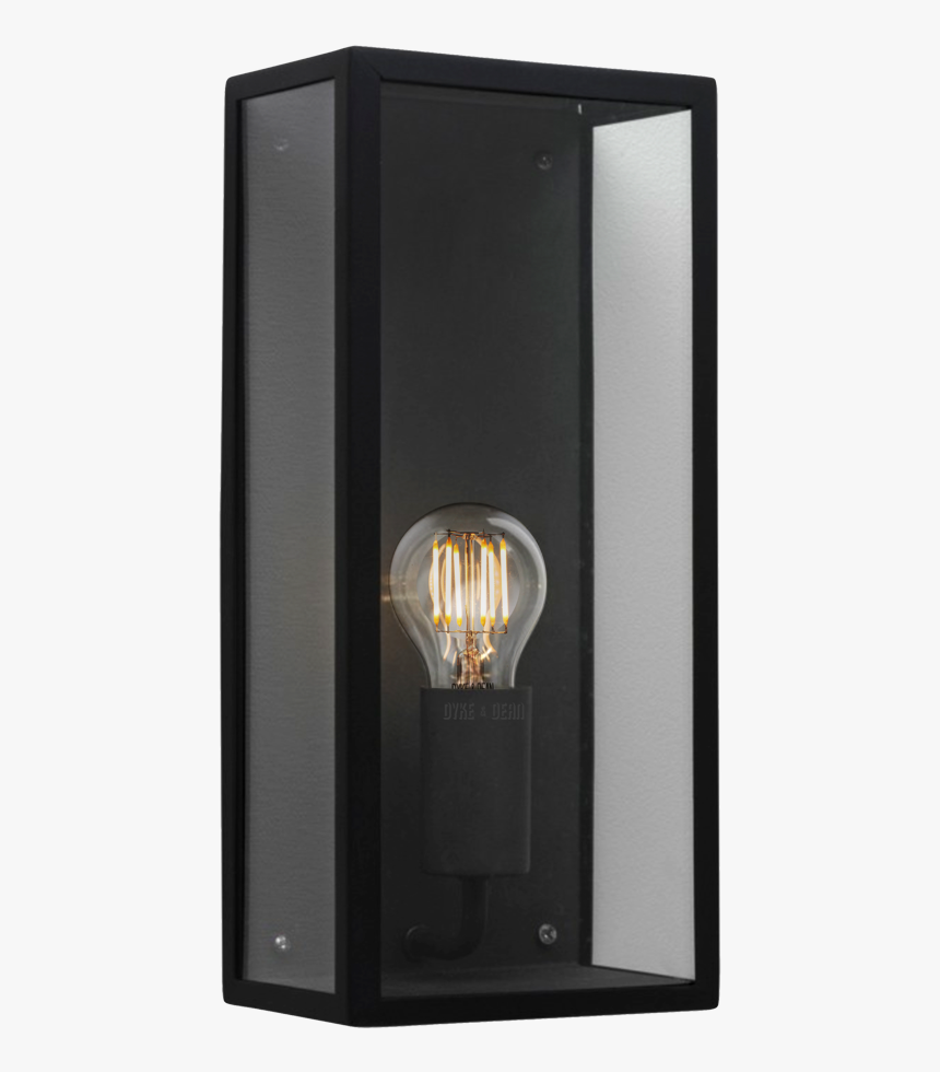 Black Rectangle Box Wall Light - Sconce, HD Png Download