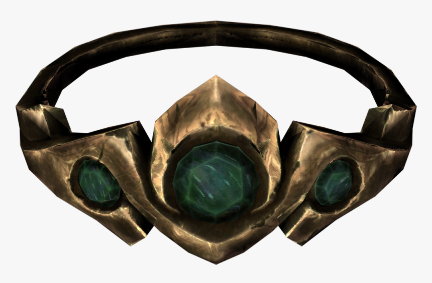 Clip Art Skyrim Headgear - Silver And Sapphire Circlet Skyrim, HD Png Download