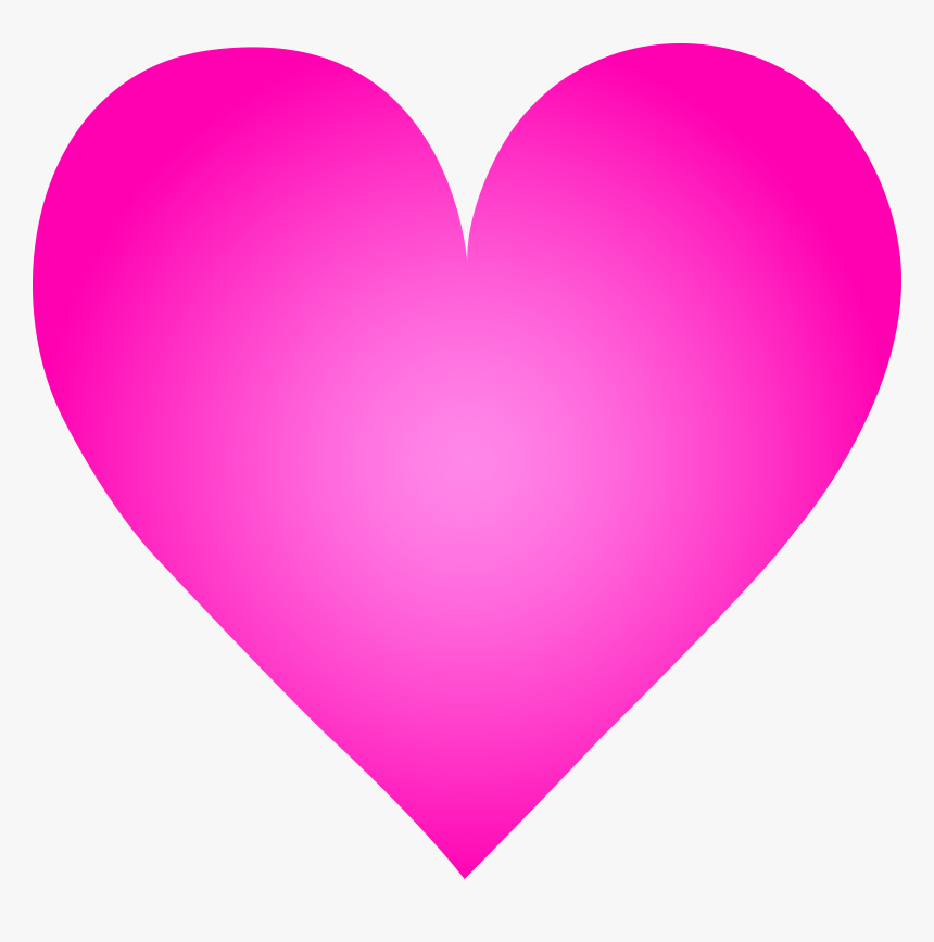 Big Pink Heart Clip Art, HD Png Download