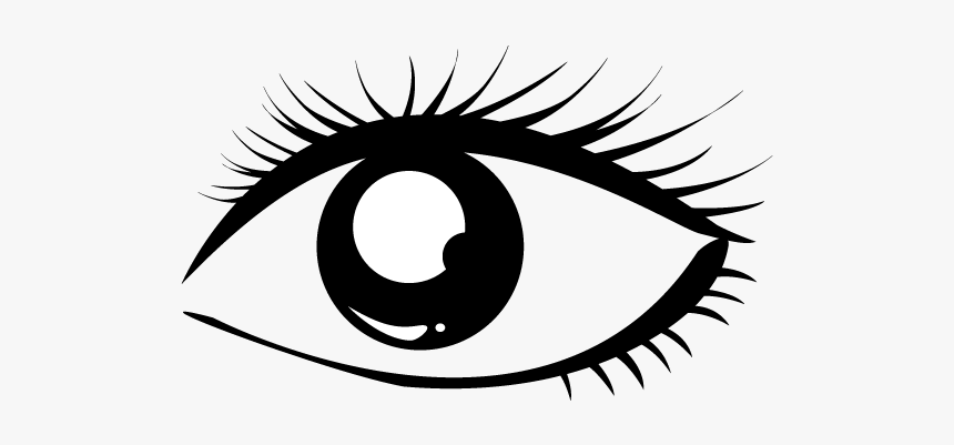 Eyeball White And Black, HD Png Download