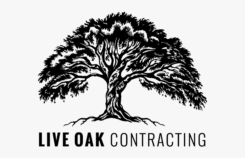 Live Oak Contracting Logo, HD Png Download
