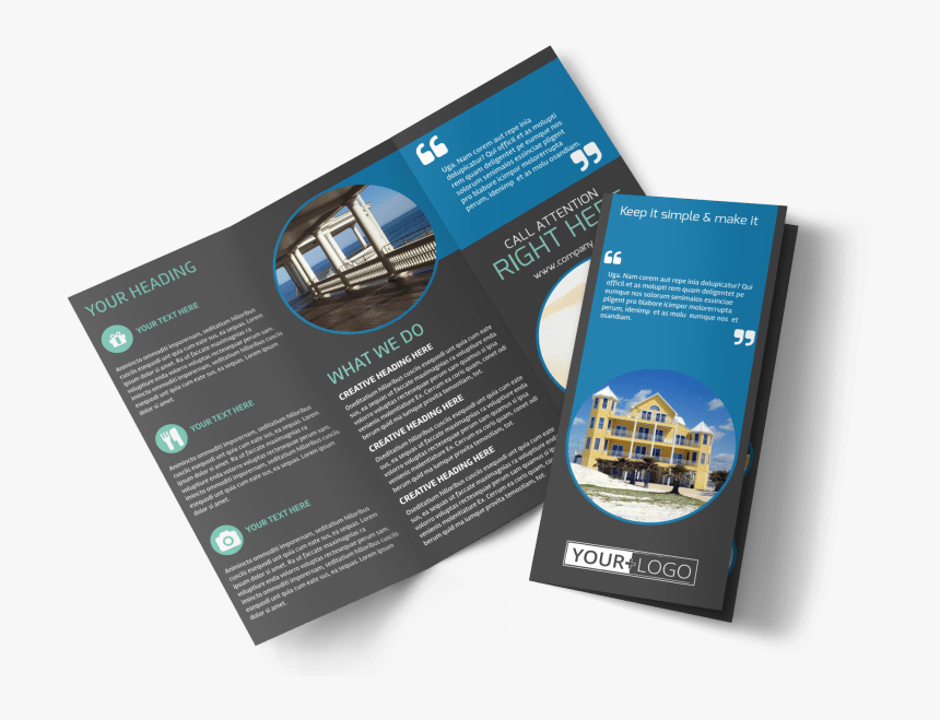Vacation Rentals Brochure Template Preview - 5 Star Hotel Hotel Brochure Design, HD Png Download