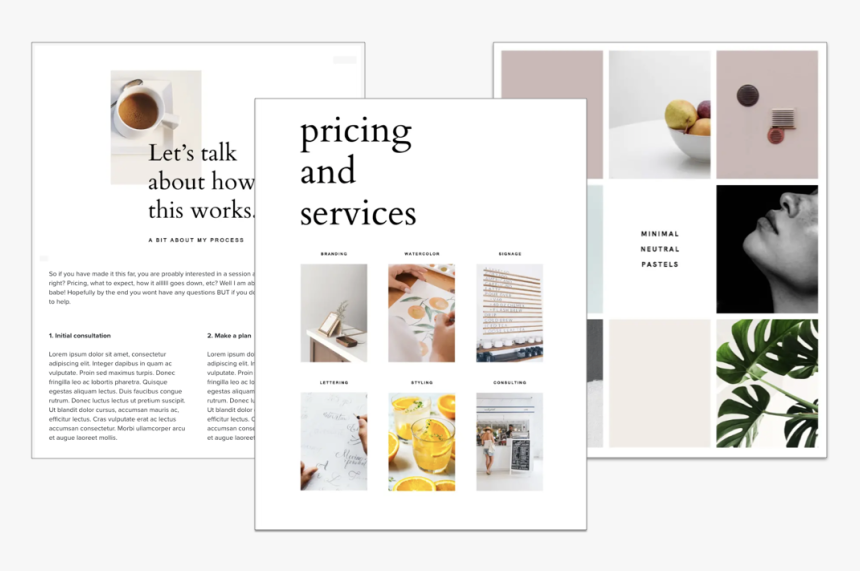 Honeybook Brochure Templates, HD Png Download