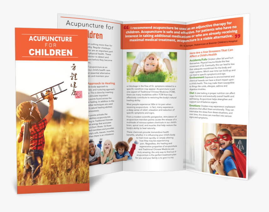 Acupuncture For Children - Acupuncture Brochures, HD Png Download