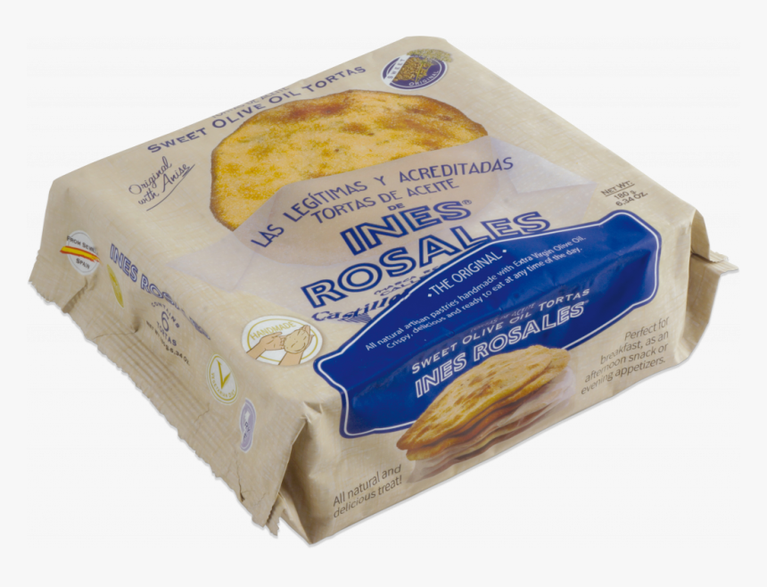 Packaging For Ines Rosales Sweet Olive Oil Tortas - Lefse, HD Png Download