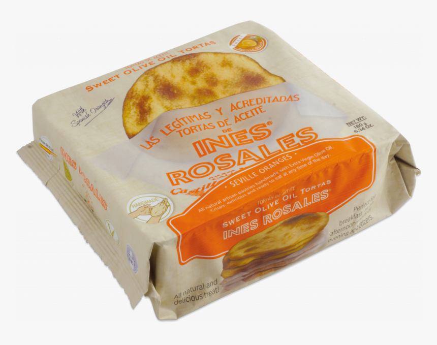 Packaging For Ines Rosales Sweet Olive Oil Tortas - Potato Bread, HD Png Download