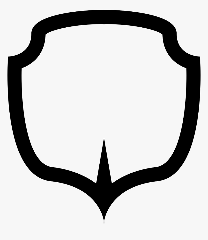 Shield White Shape - Scalable Vector Graphics, HD Png Download
