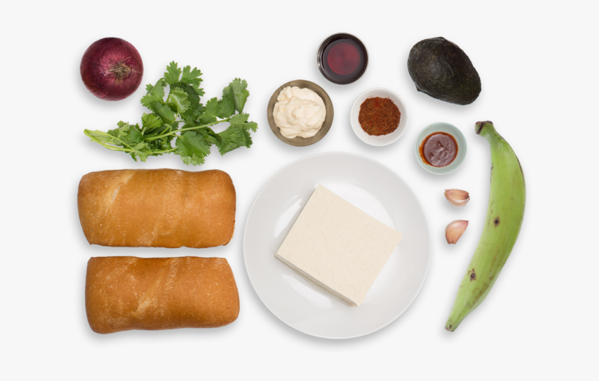 Tofu Tortas & Tostones With Mojo Dipping Sauce - Snap Pea, HD Png Download