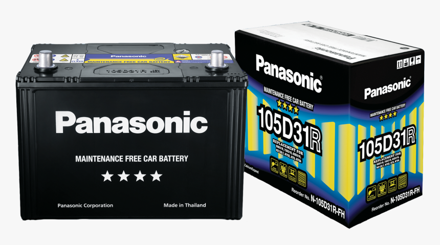 Panasonic Hi-spec Silver Alloy Maintenance Free - Panasonic Car Battery Philippines, HD Png Download