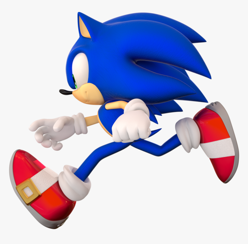 Some Sonic The Hedgehog Render By Fentonxd - Sonic The Hedgehog 3d Running, HD Png Download