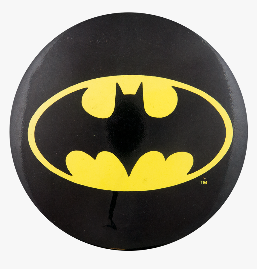 Batman Black And Gold Entertainment Button Museum - Batman Symbol, HD Png Download