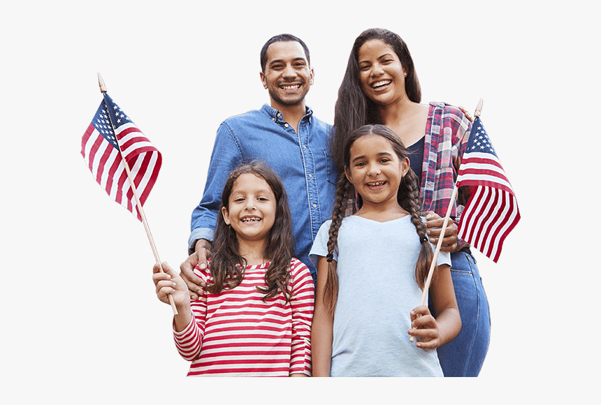 American Family Outside House, HD Png Download