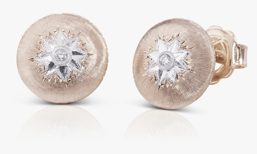 Macri Classica Button Earrings - Earrings, HD Png Download