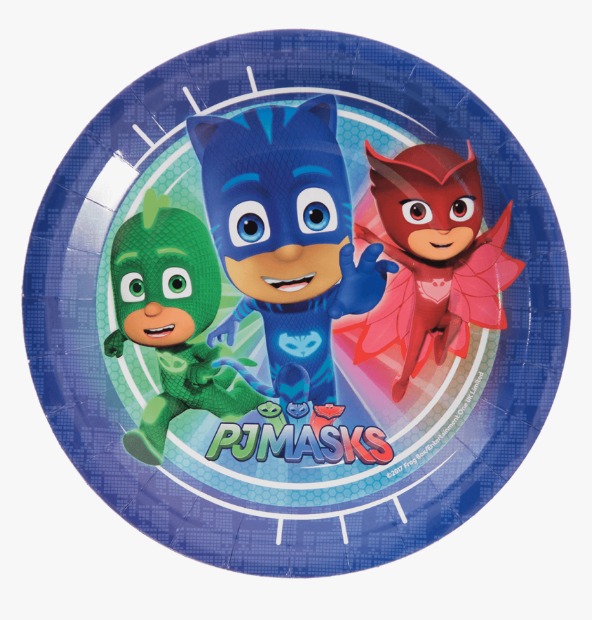 Pj Mask Paper Plates - Imagen De Pj Masks, HD Png Download