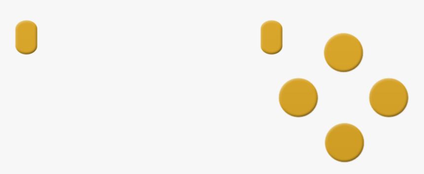Gold Buttons - ‹ - Circle - Parallel, HD Png Download