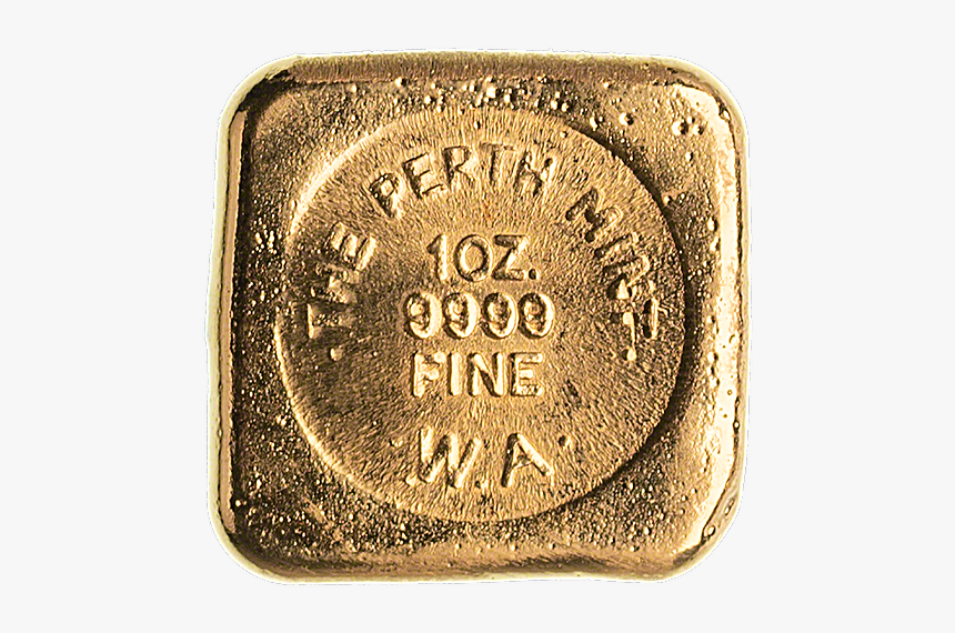 Perth Mint Gold Bar - Perth Mint Square Gold, HD Png Download