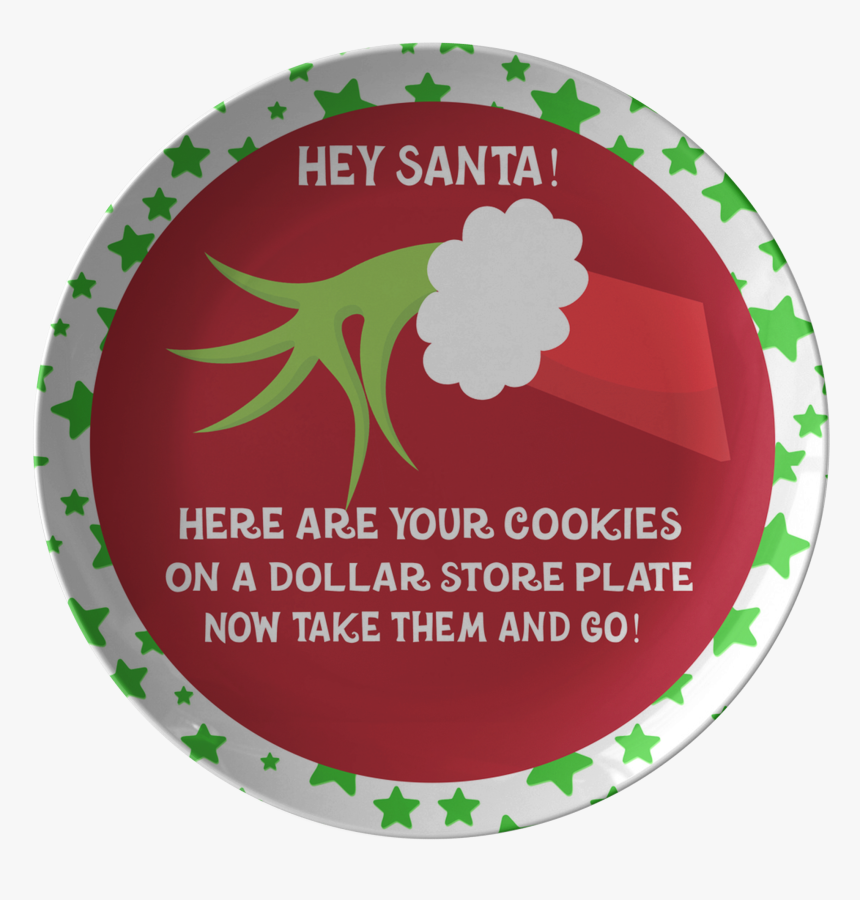 Cookies For Santa Plate - Label, HD Png Download