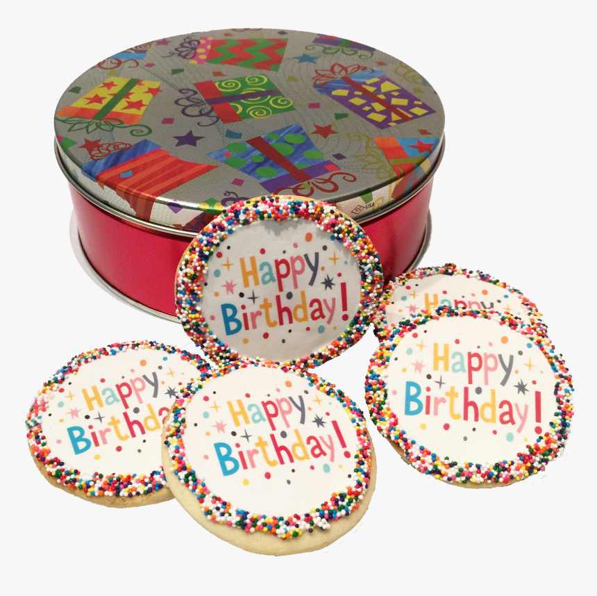Happy Birthday Cookie Tin - Event, HD Png Download