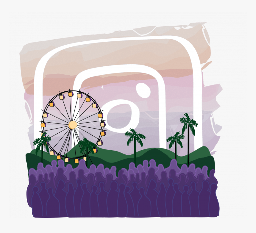 04 25 19 Coachellacolor L Mohan W Akhila Nikita - Illustration, HD Png Download