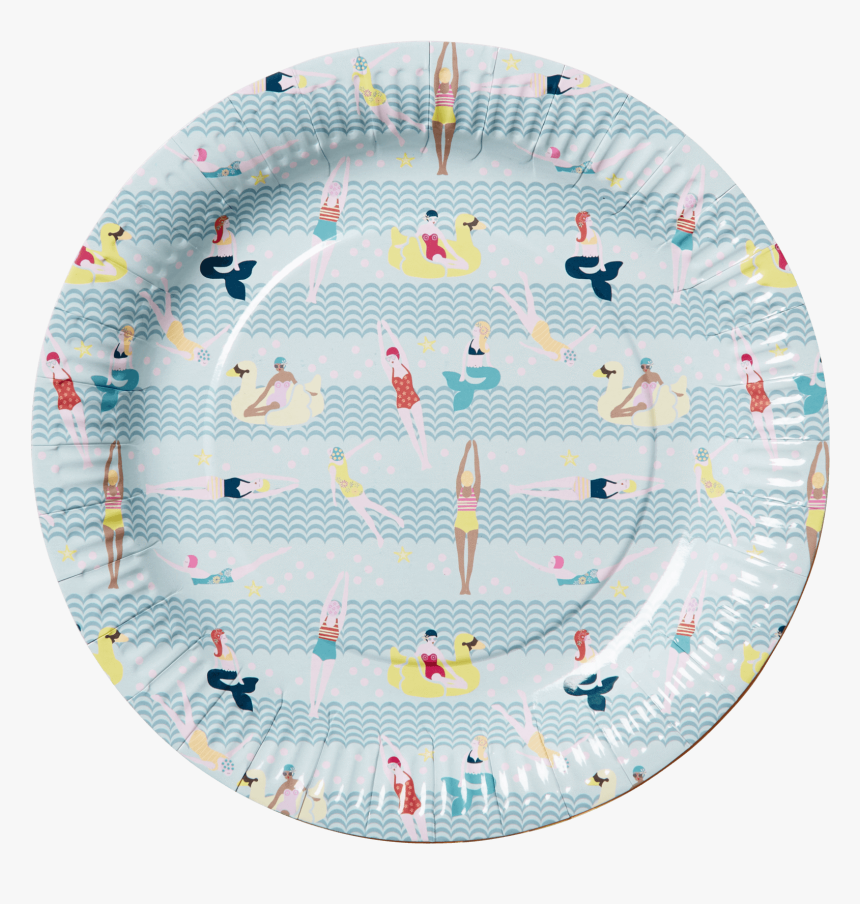 Rice,8 Paper Plate In Assorted Swimster And Butterfly - Circle, HD Png Download