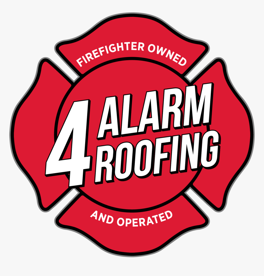 Copy Of 4 Alarm Roofing Solid Logo Trans - Firefighter, HD Png Download