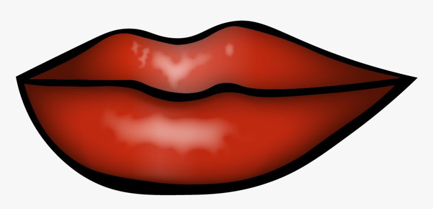 Lips Clipart Small Kiss - Small Lips Clipart, HD Png Download