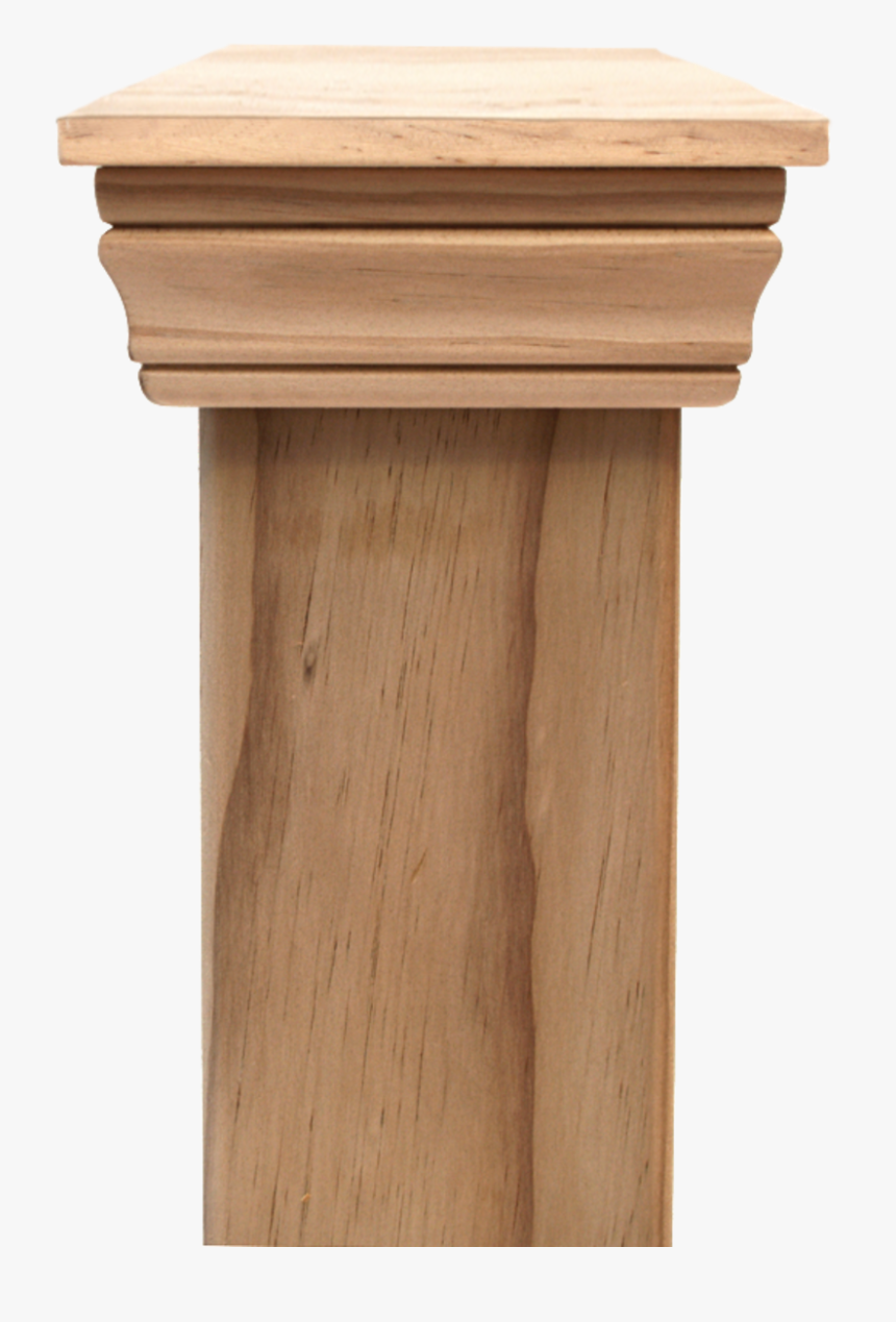 Replica Plain 45 Series Post Cap To Suit Rough Sawn - End Table, HD Png Download