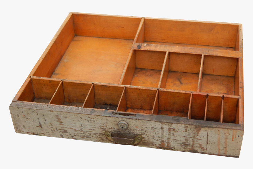 Large 1950 Post Office Wood Cash Drawer Www - Plywood, HD Png Download