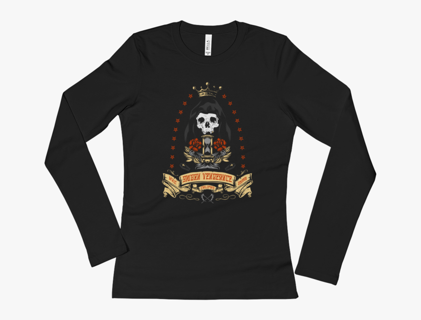 Santa Muerte Women S Long Sleeve - Syrian T Shirt, HD Png Download