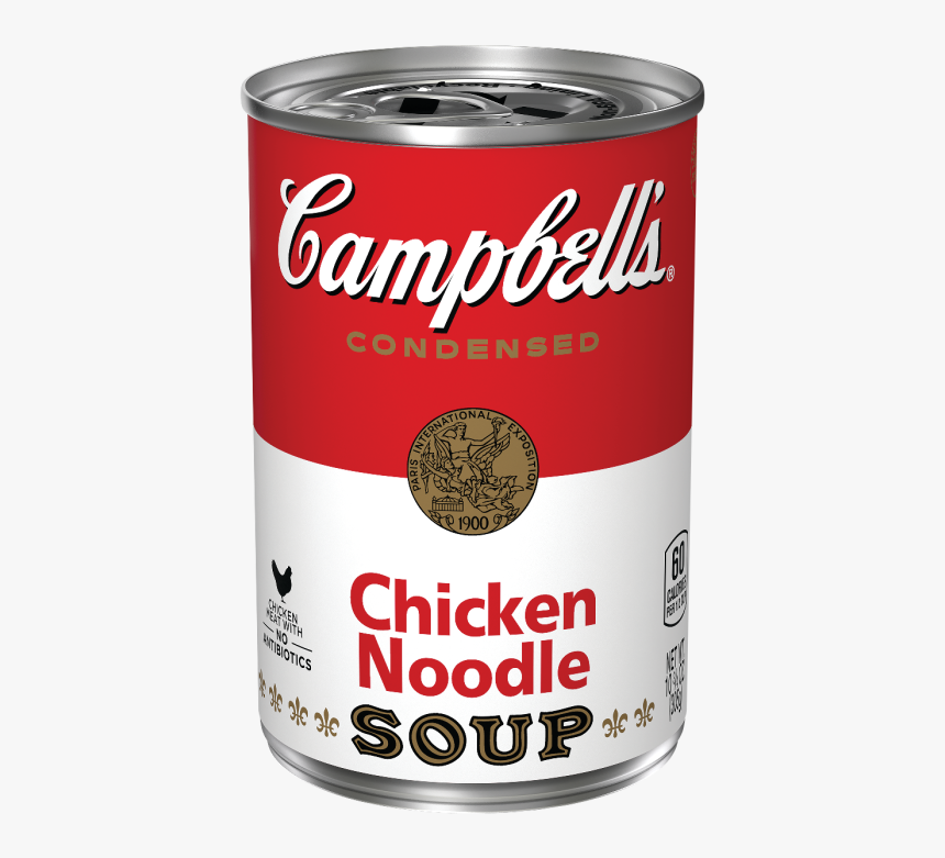 Soup Can Png - Campbell's Chicken Noodle Soup, Transparent Png