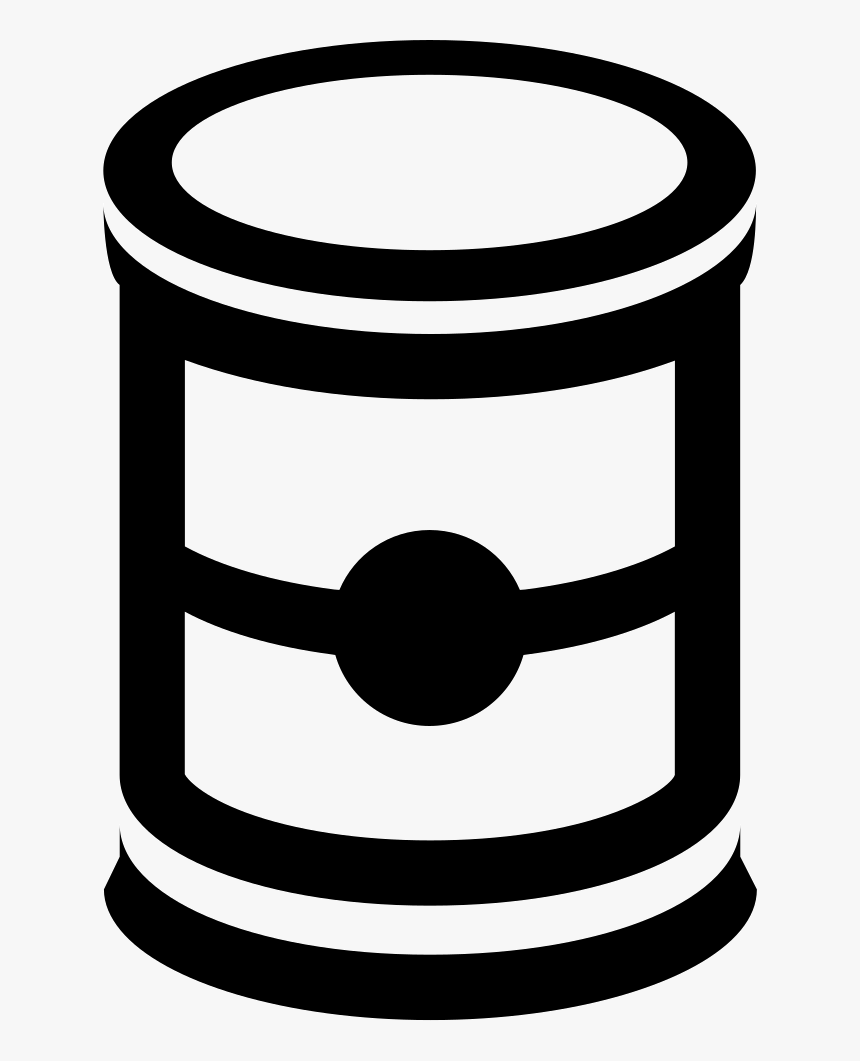 Soup Can Outline, HD Png Download