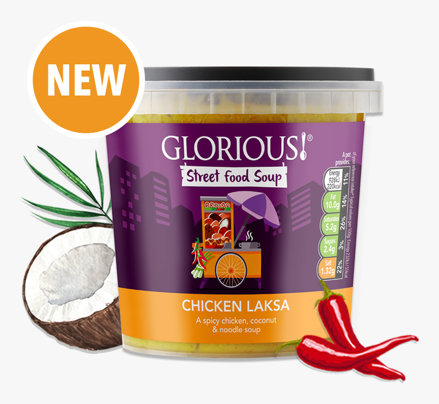 Transparent Chicken Soup Png - Glorious Street Food Soup Chicken Laksa, Png Download