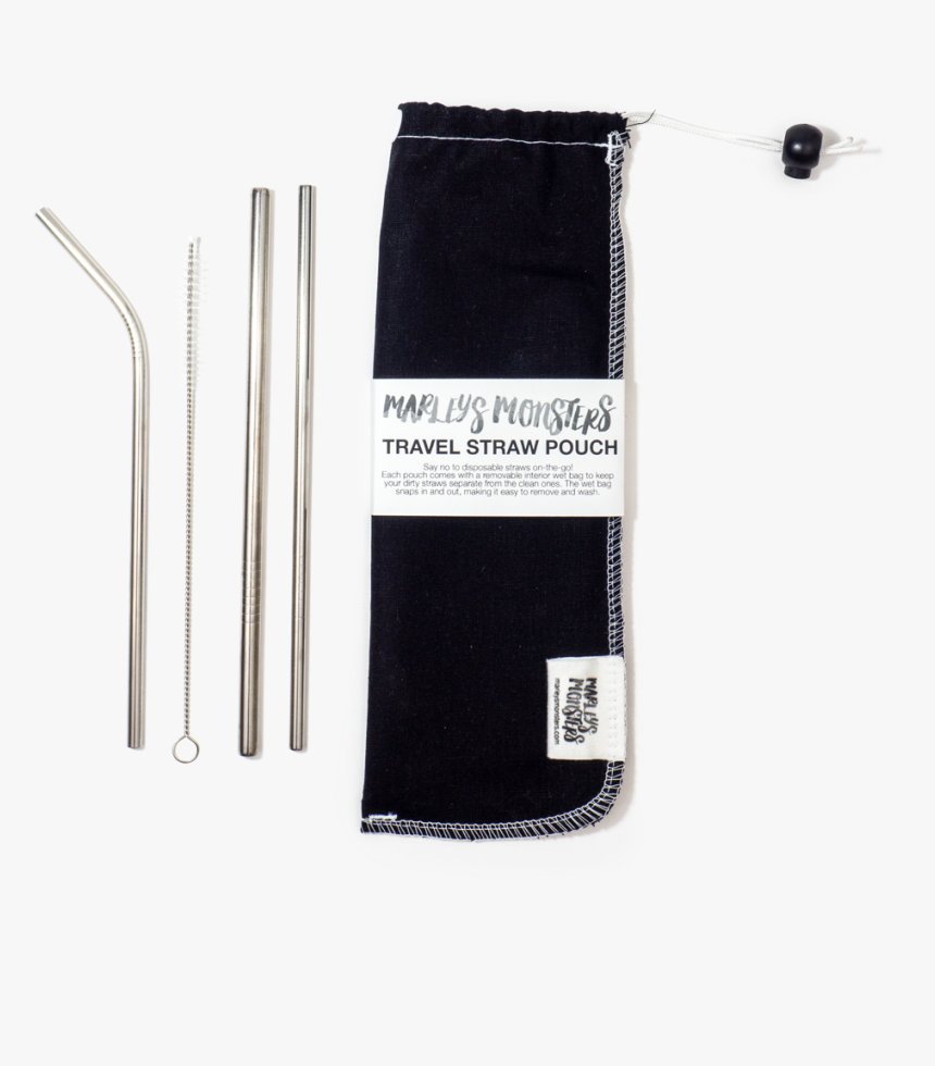 Stainless Steel Straws Travel Set 
 Class Lazyload - Wallet, HD Png Download