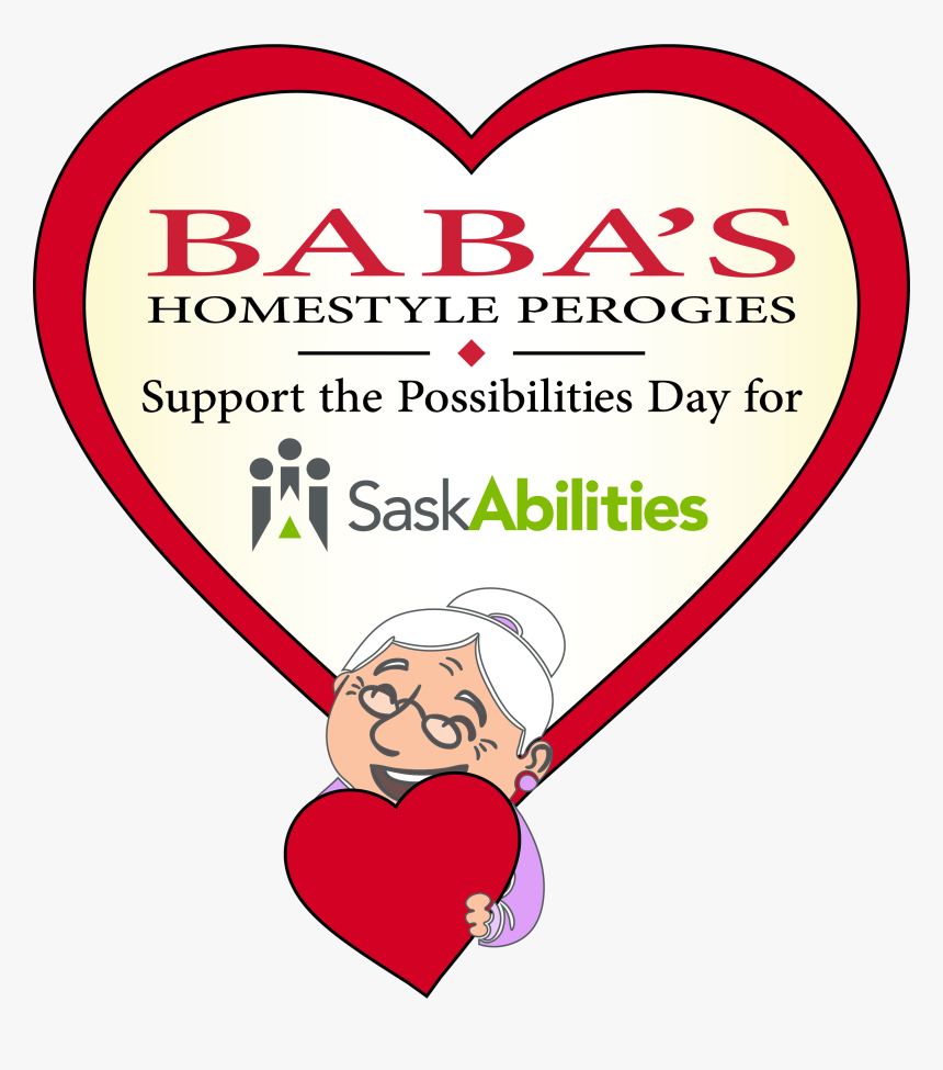 Saskabilities Baba S Perogies - Heart, HD Png Download