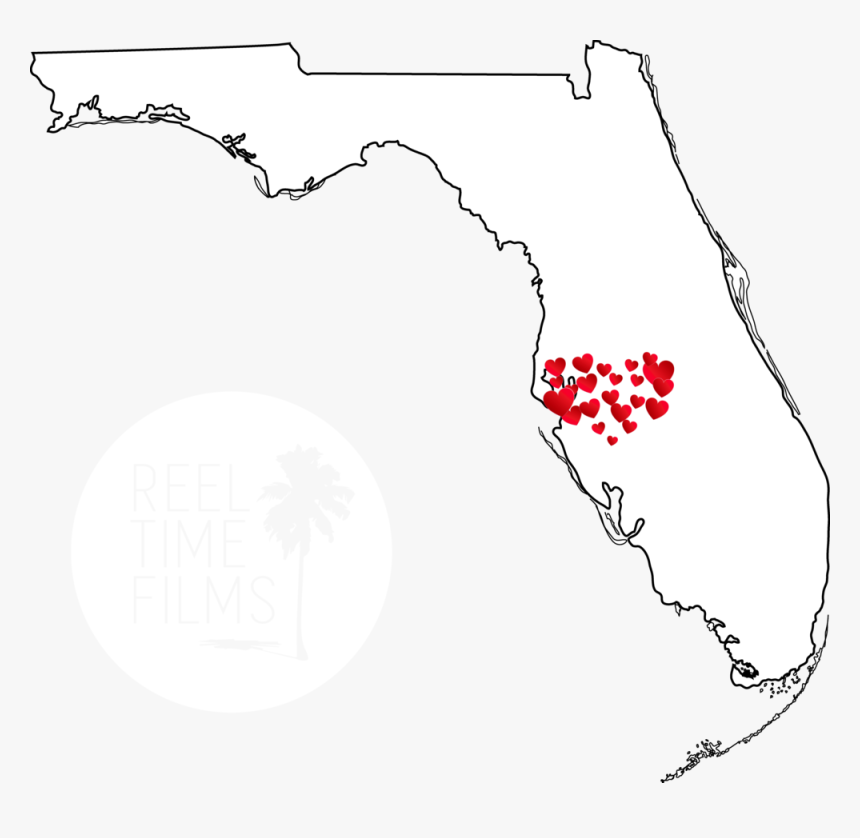 Map - Florida Clipart Png, Transparent Png