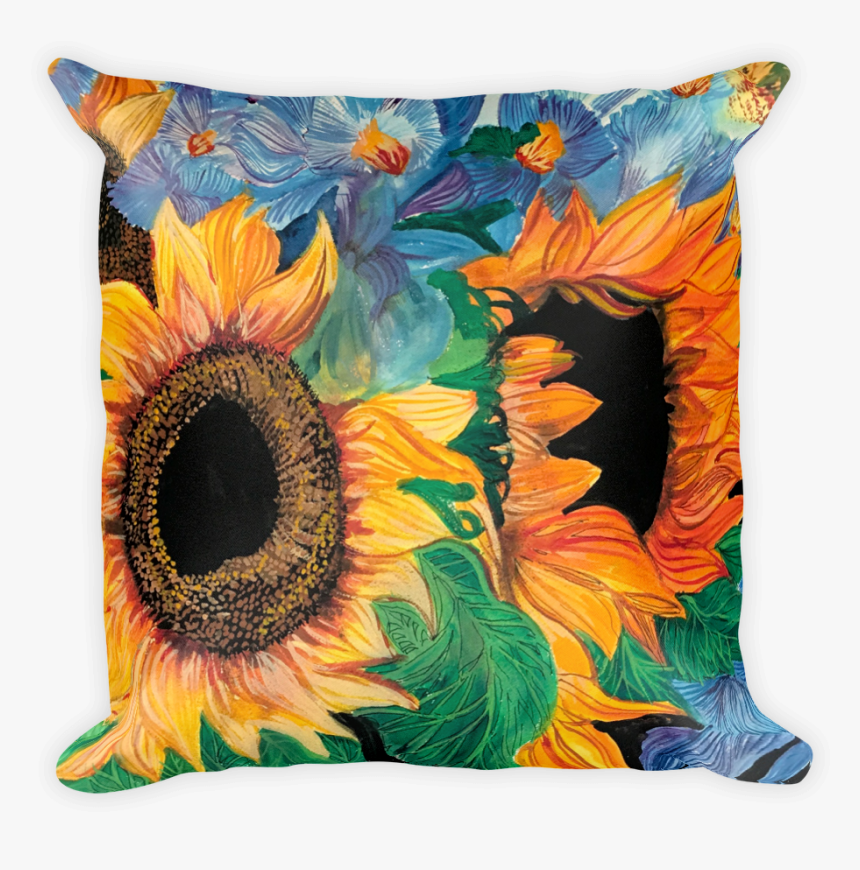 Girasoles Pillow - Sunflower, HD Png Download