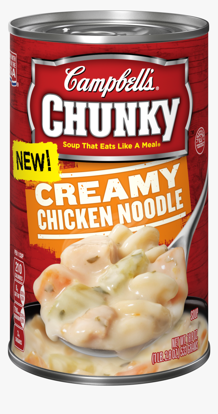 Creamy Chicken Noodle Soup Can, HD Png Download