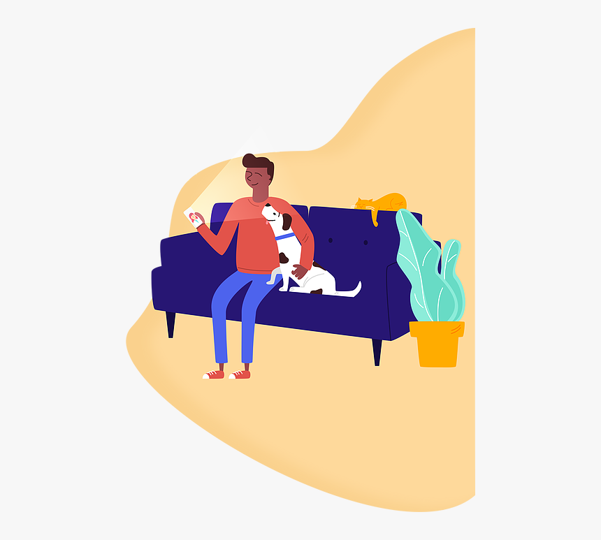 Pet Parent - Sitting, HD Png Download