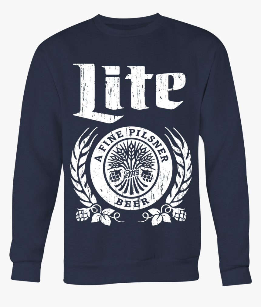 Vintage Miller Lite Sweatshirt Hoodie Long Sleeve T Miller Lite Logo