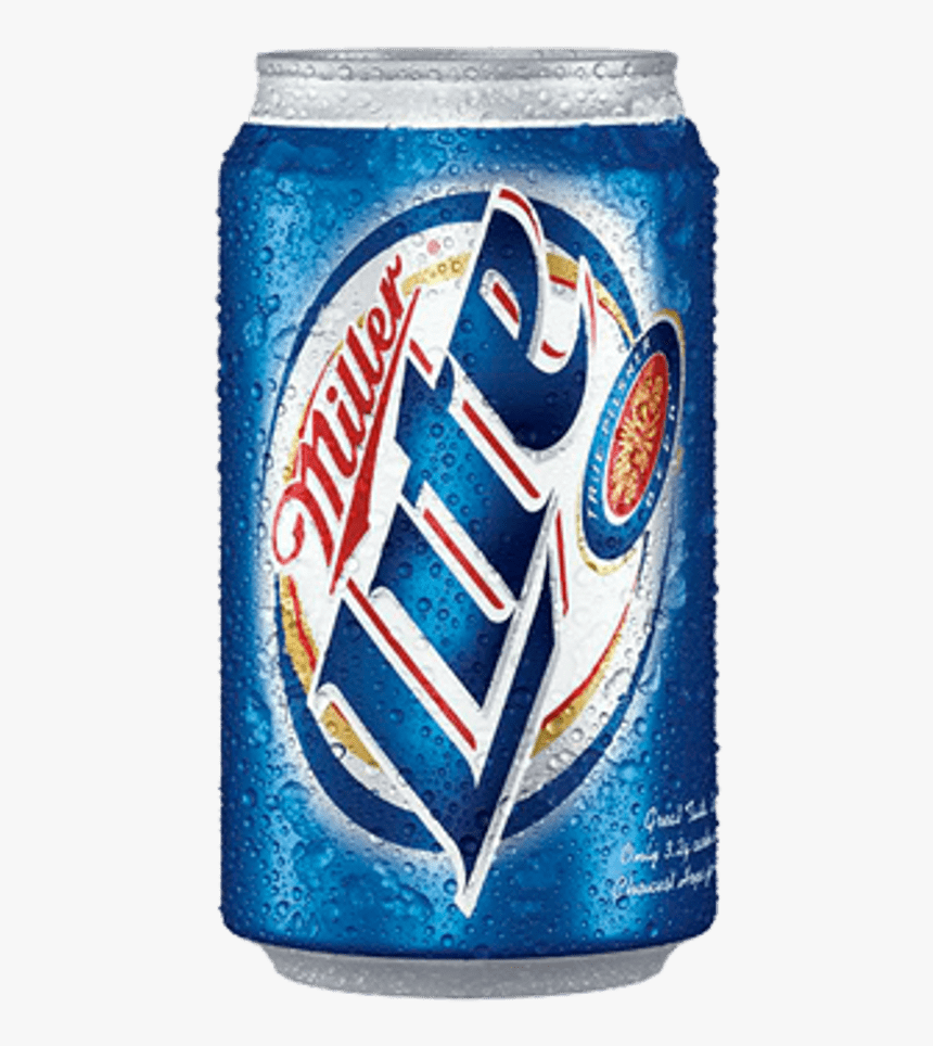 New Miller Lite Can Black, HD Png Download
