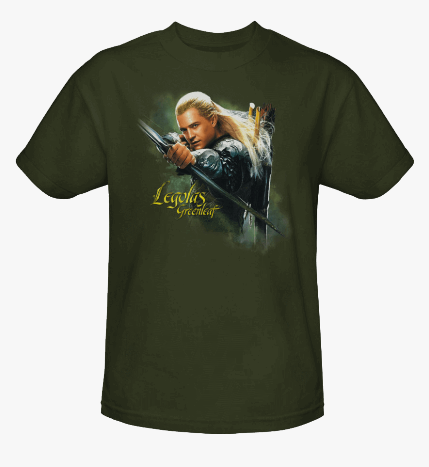 Legolas Greenleaf Hobbit T-shirt - Legolas, HD Png Download