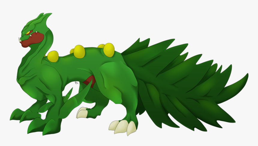 Normal Sceptile Fan Art - Cartoon, HD Png Download