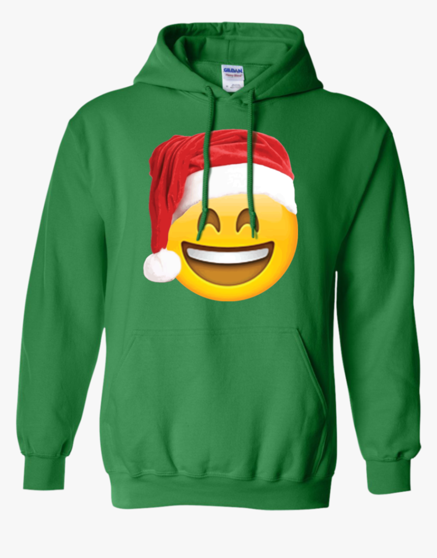 Emoji Christmas Shirt Smiley Face Santa Hat Family - Cool Pi Day Shirt, HD Png Download
